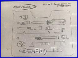 Snap On/Blue Point 77pcs General Service Socket Set as made by Snap On