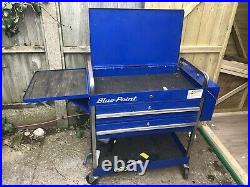 Snap On Blue Point Service Trolly With Shelf And Screwdriver Prybar Holder
