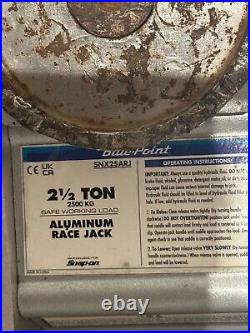 Snap-On Bluepoint Aluminium Race Jack. 2 1/2 Ton. 2500 KG. SNX25ARJ