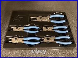 Snap On Circlip Pliers Set Blue 5 Piece