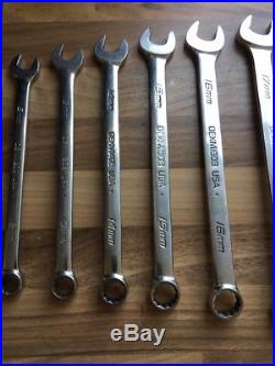 Snap On, Combination Spanner Set, 10-19mm
