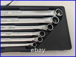 Snap On Double End Ring Spanner Set Metric Flank Drive 8-20mm Offset Box Wrench