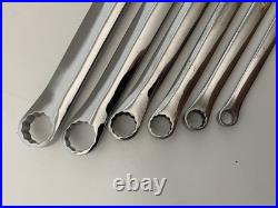 Snap On Double End Ring Spanner Set Metric Flank Drive 8-20mm Offset Box Wrench