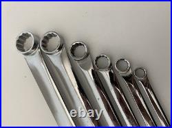 Snap On Double End Ring Spanner Set Metric Flank Drive 8-20mm Offset Box Wrench