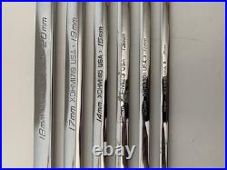 Snap On Double End Ring Spanner Set Metric Flank Drive 8-20mm Offset Box Wrench