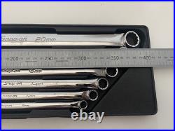 Snap On Double End Ring Spanner Set Metric Flank Drive 8-20mm Offset Box Wrench