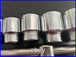 Snap On Eurotools 13 Pice 3/4 Drive Socket Set 22-50mm