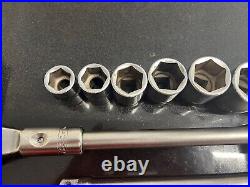 Snap On Eurotools 13 Pice 3/4 Drive Socket Set 22-50mm