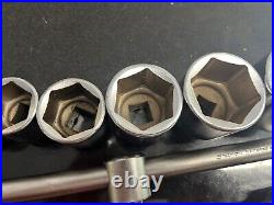 Snap On Eurotools 13 Pice 3/4 Drive Socket Set 22-50mm