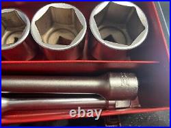 Snap On Eurotools 13 Pice 3/4 Drive Socket Set 22-50mm
