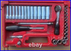 Snap On Eurotools 1/4 Socket Set Deep And Shallow 4mm To 14mmm