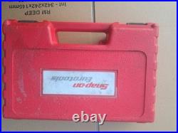 Snap On Eurotools 1/4 Socket Set Deep And Shallow 4mm To 14mmm