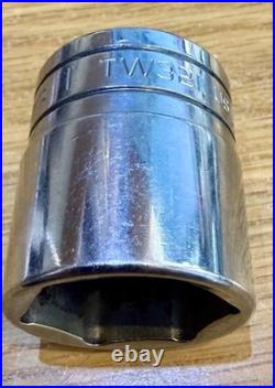 Snap-On Imperial SAE 6 Point 1/2' Drive 11 pc Socket Set 1-1/8 to 3/8