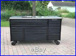 Snap On KRL master series 73 roll cab tool box chest Matte black USA made