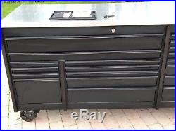 Snap On KRL master series 73 roll cab tool box chest Matte black USA made