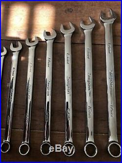 Snap On, Long, Combination Spanner Set, 10-19mm, In Storage Tray