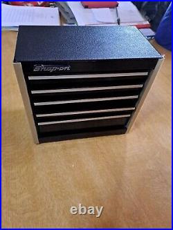 Snap-On Micro 4-Piece Chest Set Top/Mid/Bottom/Side Rare Collectable in Black
