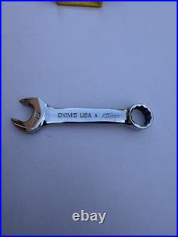 Snap On Midget Stubby Wrenches Set OXIM 10mm To 19mm 12 Point