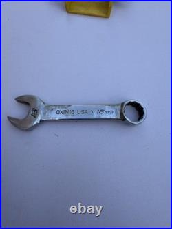 Snap On Midget Stubby Wrenches Set OXIM 10mm To 19mm 12 Point