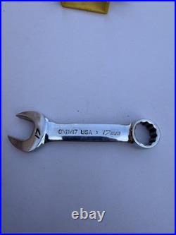 Snap On Midget Stubby Wrenches Set OXIM 10mm To 19mm 12 Point