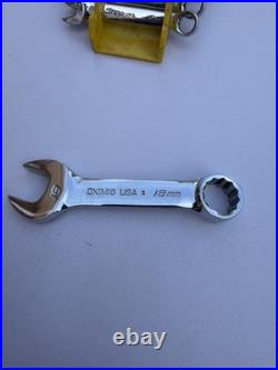 Snap On Midget Stubby Wrenches Set OXIM 10mm To 19mm 12 Point
