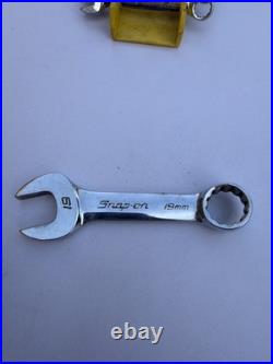 Snap On Midget Stubby Wrenches Set OXIM 10mm To 19mm 12 Point