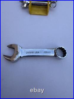 Snap On Midget Stubby Wrenches Set OXIM 10mm To 19mm 12 Point