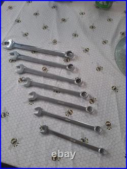 Snap-On OEXMOB 10 Piece Spanner Set 10mm To 17mm Metric Wrench Set