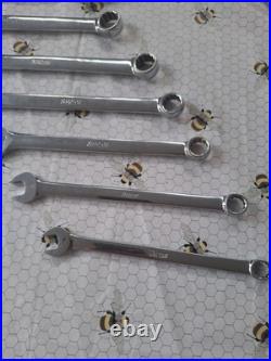 Snap-On OEXMOB 10 Piece Spanner Set 10mm To 17mm Metric Wrench Set