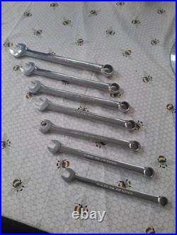 Snap-On OEXMOB 10 Piece Spanner Set 10mm To 17mm Metric Wrench Set