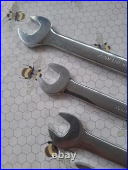 Snap-On OEXMOB 10 Piece Spanner Set 10mm To 17mm Metric Wrench Set