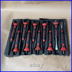 Snap-On PPCSG710 Soft Grip Punch and Chisel Set in storage tray Snap-On PPCSG710 Soft Grip Punch and Chisel Set in storage tray