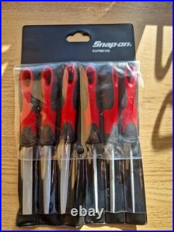 Snap On SGFMN106 File Set Red, Soft Grip 6pc Set