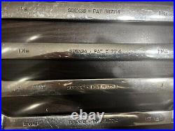 Snap On SOEX704 4 Pc SAE 12 Pt Flank Drive Combination Wrench Set 15/16-1 1/8