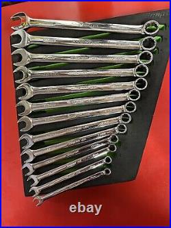 Snap On SOEXM Flank drive Plus 13PC Metric Wrench Set 7mm-19mm with Foam LOW USE