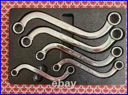 Snap-On S Shaped ring spanners, 10mm-19mm