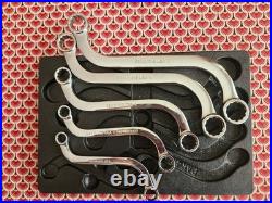 Snap-On S Shaped ring spanners, 10mm-19mm