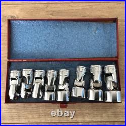 Snap-On Sockets Universal Joint 3/8 Drive Set 5/16 3/4 Snap-On Sockets Universal Joint 3/8 Drive Set 5/16 3/4