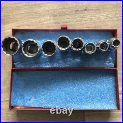 Snap-On Sockets Universal Joint 3/8 Drive Set 5/16 3/4 Snap-On Sockets Universal Joint 3/8 Drive Set 5/16 3/4