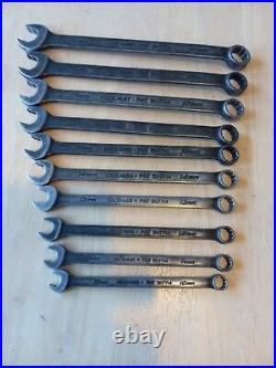 Snap On Spanners Goexm710b 10-19mm Flank Drive Plus Industrial Finish Wrench Set