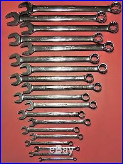 Snap On Standard 1/4 1 5/16 Combination Wrench Set