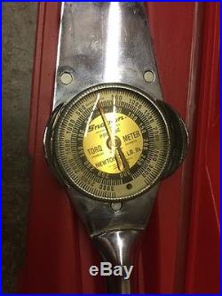 Snap On TORQOMETER TER25A 3/8 Drive Torque Wrench 300 In Lb 3400 Ncm 10 OAL
