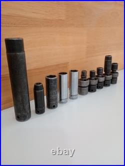 Snap On Tool Lot Sockets and Chisels