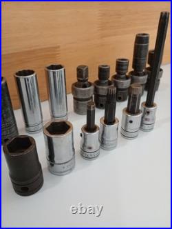 Snap On Tool Lot Sockets and Chisels