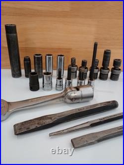 Snap On Tool Lot Sockets and Chisels