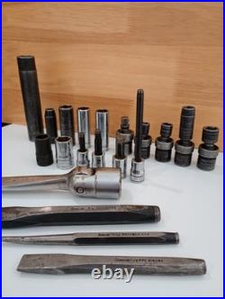 Snap On Tool Lot Sockets and Chisels