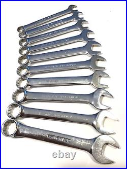 Snap On Tools 10 Piece 12Pt Metric SHORT Combination Wrench Set 10-19MM OEXSM710