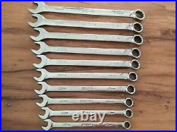 Snap On Tools 10 Piece Metric Flank Drive Plus Wrench Set SOEXM710 10mm-19mm