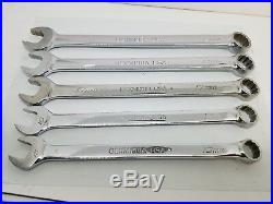 Snap On Tools 10 Piece Metric Long Combination Wrench Set 9-19mm Hand Box Open