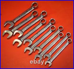 Snap On Tools 10pc Short Combination Metric Spanner Wrench Set rrp £403